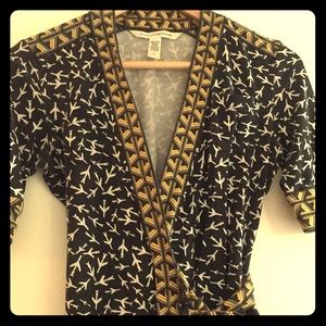 Diane von Furstenberg wrap top